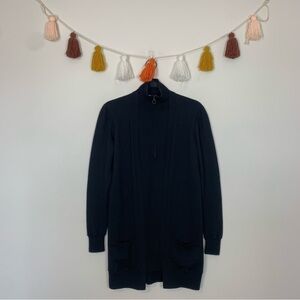 Akris Punto Wool Mock Neck Black Tunic Sweater Size 6